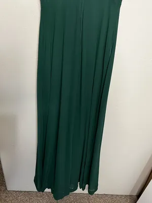 Birdy Grey Devin Chiffon Emerald Green Maxi‎ Dress thumbnail 9