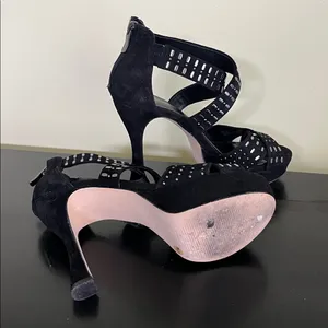 BCBGeneration studded stiletto sandals with platform soles and ankle zippers thumbnail 10