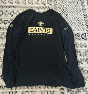 NFL Shirt Long Sleeve Saints thumbnail 1