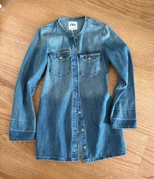 Zara denim dress thumbnail 1