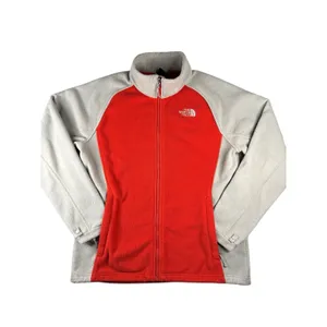 The North Face Khumbu Full Zip Jacket Red‎ Gray Women’s Large Outdoor Hiking thumbnail 2