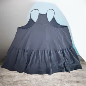 AEO navy soft & sexy ruffle tank SP thumbnail 3