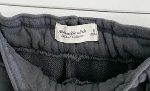 Abercrombie Cloud High Rise Paperbag Gray Shorts thumbnail 3