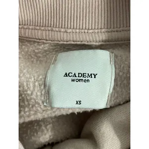 Academy Women's Beige Quarter Zip Collared Long Sleeve Sweatshirt Top Size XS thumbnail 5