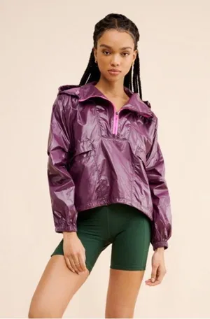 FP Movement Spring Shower Packable Solid Rain Jacket thumbnail 4
