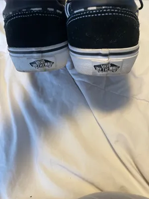 Vans Black and Leopard-Pattern Low-Top Sneakers thumbnail 4