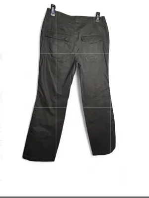 Free People Pants SZ 4 Womens The Thing is Low Rise Washed Black Utility Cargo thumbnail 2