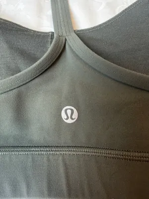 Lululemon Women's green Strappy Sports Bra sz 12 thumbnail 3