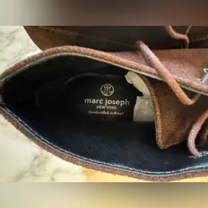 NWOT Marc Joseph Brown Suede Leather Spring Street Bootie Sz 6 No Box sold out thumbnail 13