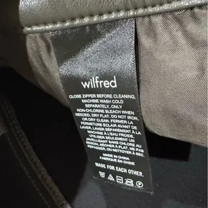 Aritzia Wilfred The Melina Wilfred Gray Vegan Leather Pants Women’s 2 thumbnail 3