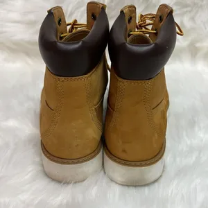 Keeley Field Timberland Lace‎ Up Wheat Nubuck Boots A18 thumbnail 6