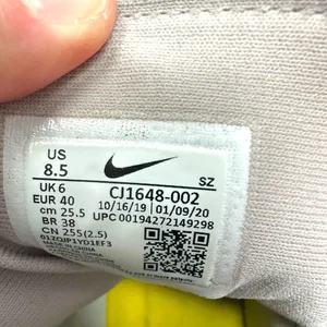 Nike Vandalised Grey Yellow Pink Slip On High Top Sneakers Size 8.5 thumbnail 6