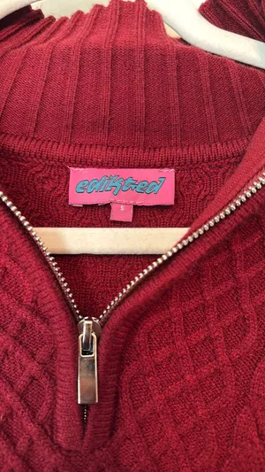 Edikted Sweater Quarter-Zip thumbnail 4