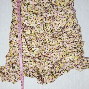 ASTR‎ The Label Dress Floral Ruched Chiffon Mini Cap Sleeve. Size: XL thumbnail 6