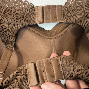No Boundaries Sz XL Bra Lot Of 2 Light Lift Wire Free Brown Latte T-Shirt Padded thumbnail 6