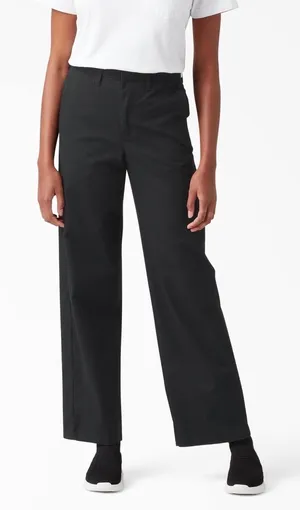Dickies Womens Basic High Rise Wide Leg - 30Reg thumbnail 1