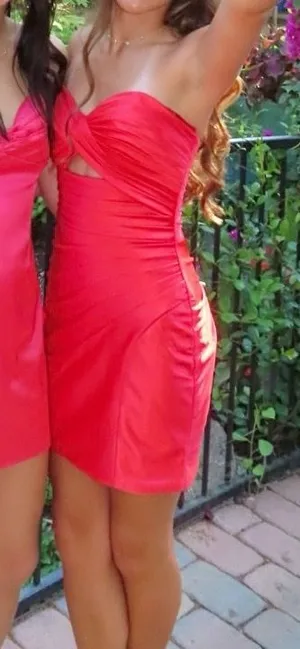 Red Stacees dress Size 0 thumbnail 1