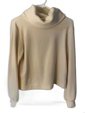 Wallflower Butter Turtleneck Fuzzy Sweater Women's Sz Medium thumbnail 1