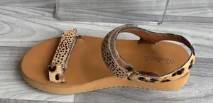 Madewell Leopard Print Sandals - Tan and Black thumbnail 1