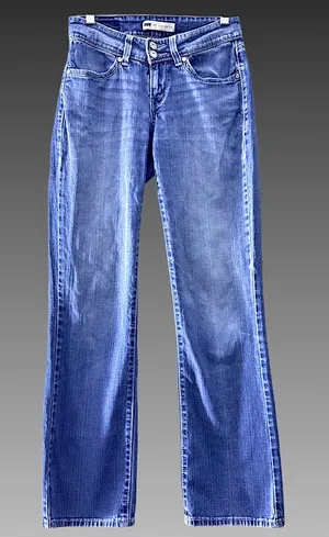 Levi's Classic Vintage Boot-Cut Blue Jeans Sz 2 thumbnail 1