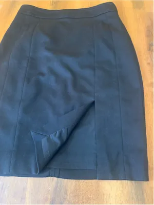White House Black Market Pencil Skirt Size 6 Black thumbnail 4