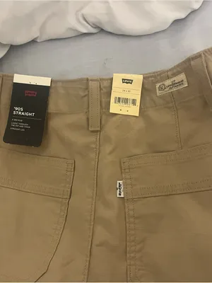 New. Levi’s 90s Straight Women's Pants Khaki thumbnail 7