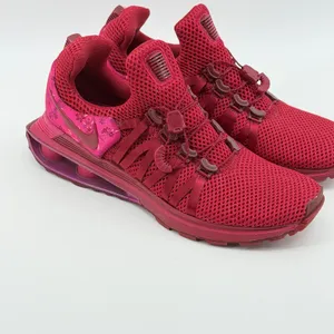 Nike Shox Gravity Floral‎ Burgundy Maroon Women's Sneakers AQ8554-600 Size 8 thumbnail 2