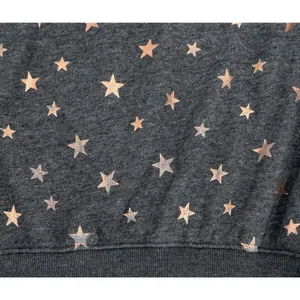 Spiritual Gangster Starry Vibe Crop Sweatshirt Pullover Top Foil Metallic Size S thumbnail 3