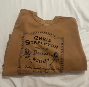 Chris Stapleton Sweatshirt Brown Size XL thumbnail 1