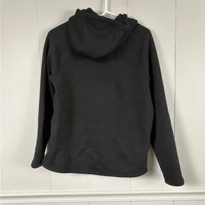 The North Face Black Crescent Hooded Half Zip Fleece Lined Pullover Medium thumbnail 8