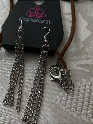 Paparazzi Necklace & Earrings Set Enchantingly Tribal Turquoise Western thumbnail 9