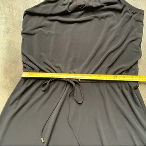 Calvin Klein Long Black Keyhole Maxi Dress XS thumbnail 6