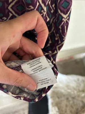 Anthropologie Boho cottage purple corduroy cotton puff sleeve square neck babydoll dress L thumbnail 13