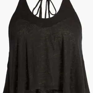 Free People long weekend Black Halter Tank Top thumbnail 1