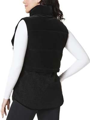 Spanx® Two-In-One Velour & Luxe Fleece Vest Large NWT thumbnail 2