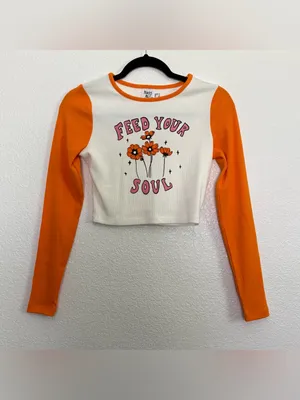 Princess Polly Feed Your Soul Long Sleeve Graphic Tee Shirt 2 thumbnail 2