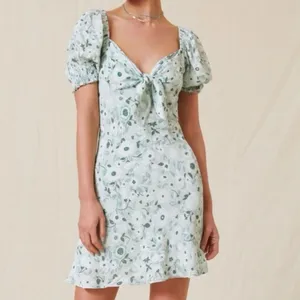 Anthropologie Forever That Girl Sweetheart‎ Floral Mini Dress Mint size small thumbnail 2