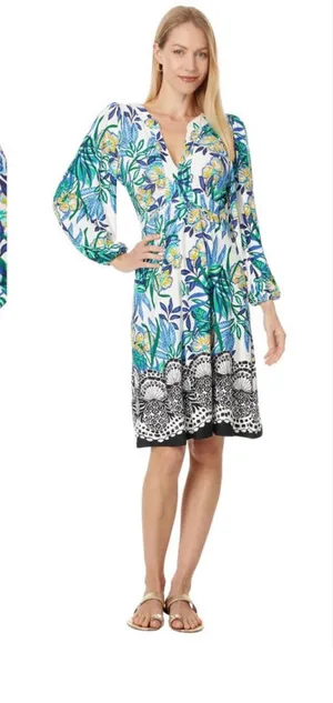 Lilly Pulitzer Wexlee Dress Size 10 in Golden Hour Glam thumbnail 1