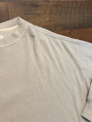 Women’s Aerie Getaway Waffle Sweatshirt Size Large thumbnail 4
