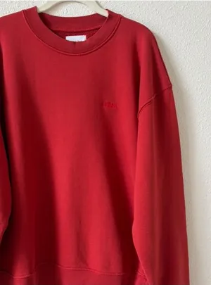 LDMA All Day Crew & All Day Straight Leg Sweats Poppy Size Medium Loungewear thumbnail 1