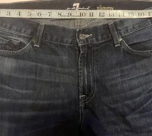 7 For All Mankind woman’s skinny style jeans size 36 thumbnail 6