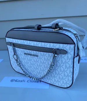 Michael Kors Jet set Item Large EW Zip Chain Crossbody - Bright White thumbnail 4