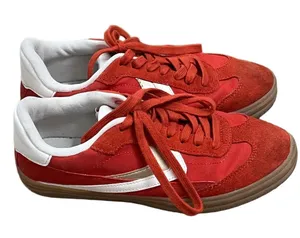 Bershka Retro velvet trainers thumbnail 1