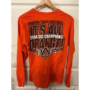 Vintage 2004 Auburn Tigers SEC Champions Hanes Long Sleeve T-Shirt Small thumbnail 5
