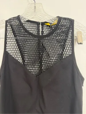 Elliatt Black Mesh-Inset Bodycon Dress thumbnail 2