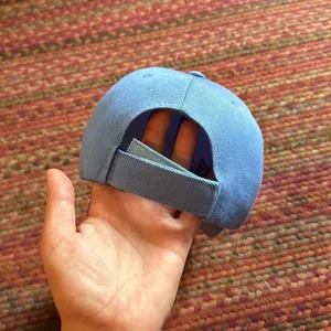 BLUE BASEBALL DAD HAT W FLOWER EMBROIDERY thumbnail 4