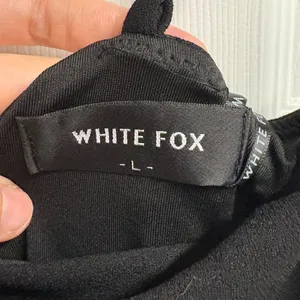 NWT White Fox Cut-Out Mini Dress Black Size Large thumbnail 2