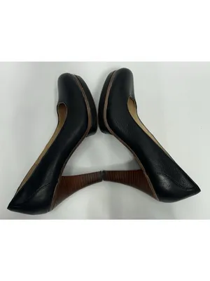 Sofft Premier Mandy Platform Heels Size 8.5 Black Leather Ortholite Footbed thumbnail 9