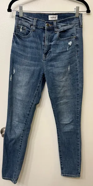 Pistola Denim Aline Jeans | Women’s High Rise Straight Leg Denim thumbnail 1
