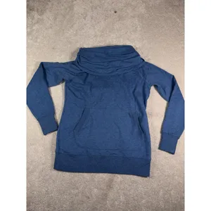 Women's L.L.Bean Cozy Pullover M Reg Blue Size M thumbnail 4